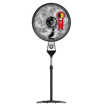 Ventilador de Coluna Wap Flow Turbo com 8 pás, 3 velocidades e 180W – Preto e Cinza
