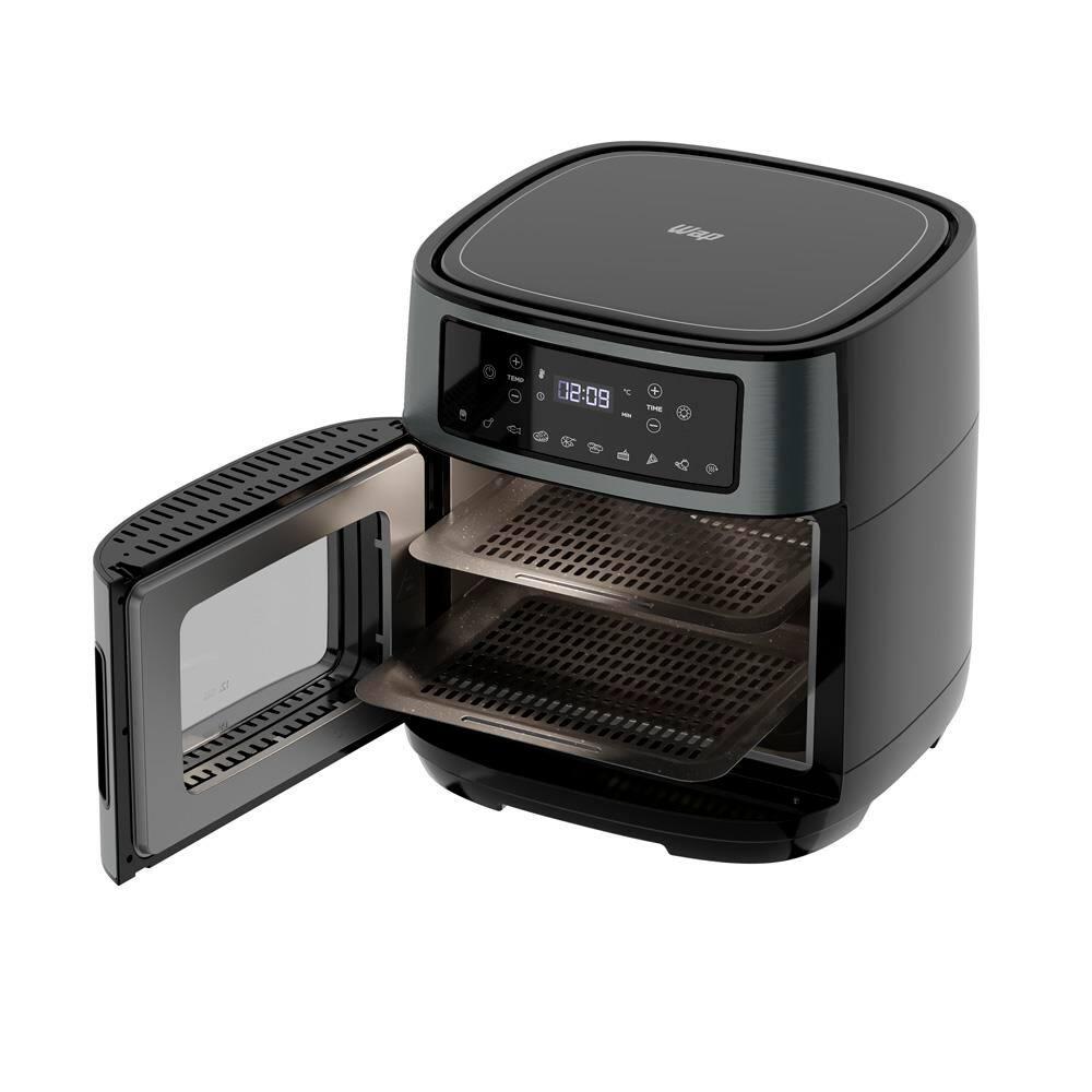 Fritadeira Elétrica Sem Óleo Air Fryer WAP Oven WAOD2 Antiaderente 12 litros 1800W Black Inox - 4