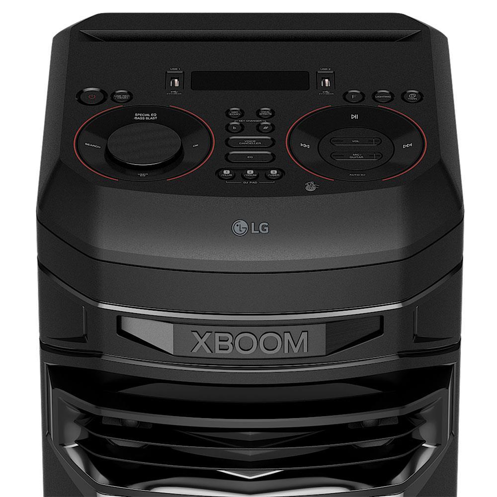 Torre de Som Acústica LG XBOOM RNC7 com Multi Bluetooth, Karaokê, Entrada de Microfone e Guitarra - 6