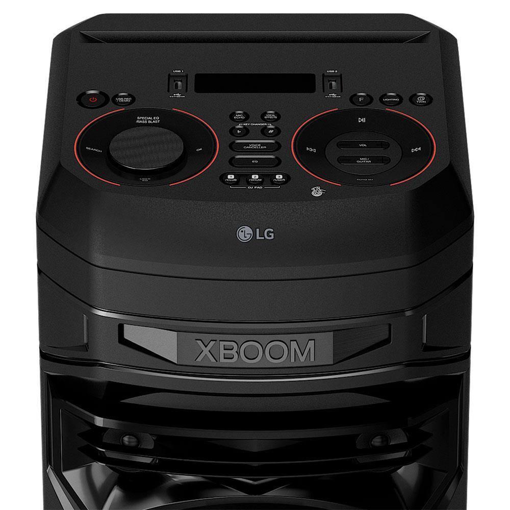 Torre de Som Acústica LG XBOOM RNC5 com Multi Bluetooth, Karaokê, Entrada de Microfone e Guitarra - 6