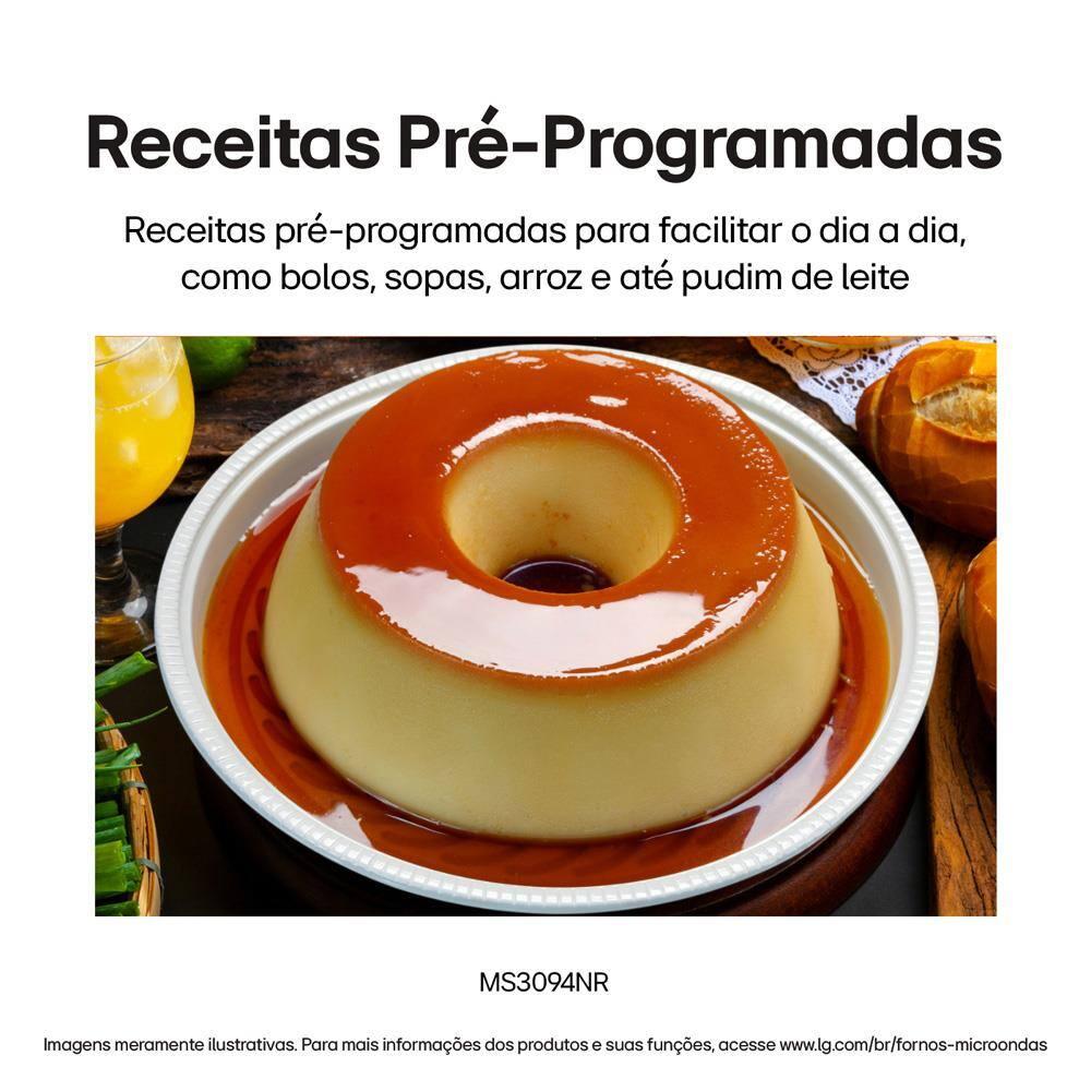 Forno Micro-ondas LG MS3094NRA com visual NeoChef e Limpa Fácil – Espelhado - 6