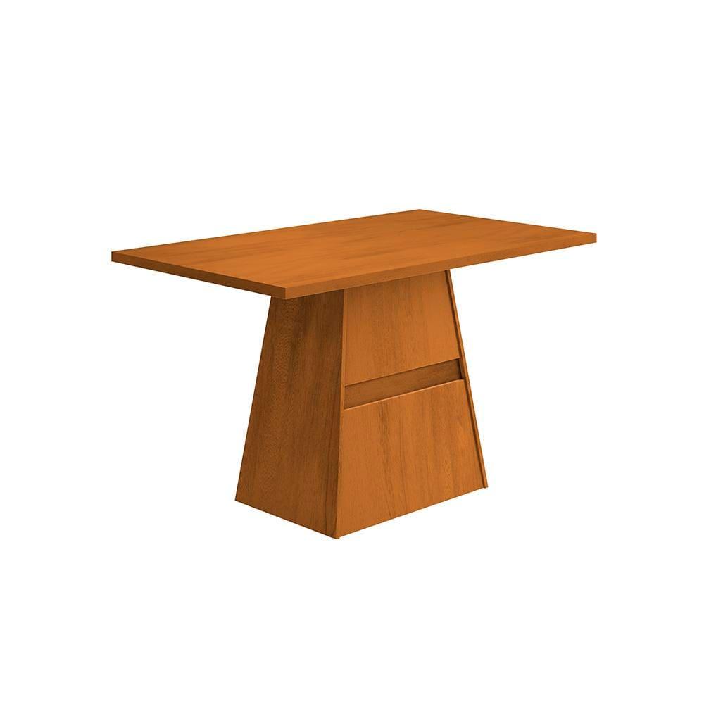 Mesa de Jantar Retangular Dobuê Dakar com 4 Cadeiras Estofadas Revestidas em Suede - 3