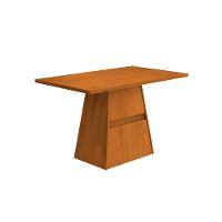 Mesa de Jantar Retangular Dobuê Dakar com 4 Cadeiras Estofadas Revestidas em Suede - 3