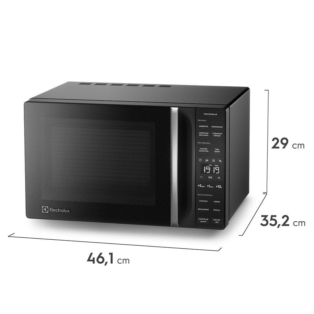 Forno de Micro-ondas Electrolux Efficient ME23P com Descongelamento Assistido Preto - 23L - 4