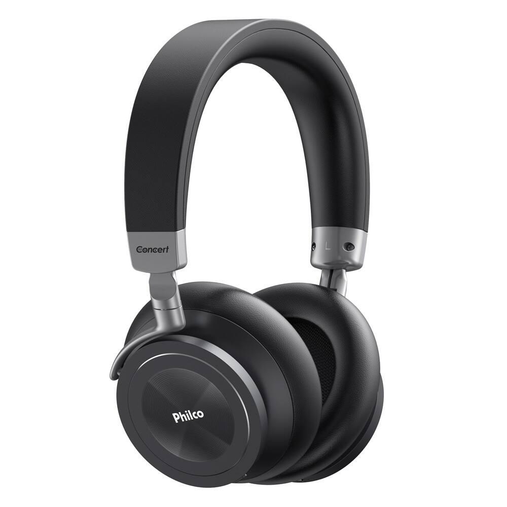 Fone de Ouvido Philco PFO05BTSG Concert Headphone Bluetooth Cancelamento de Ruído Bateria Até 30h Preto - 1
