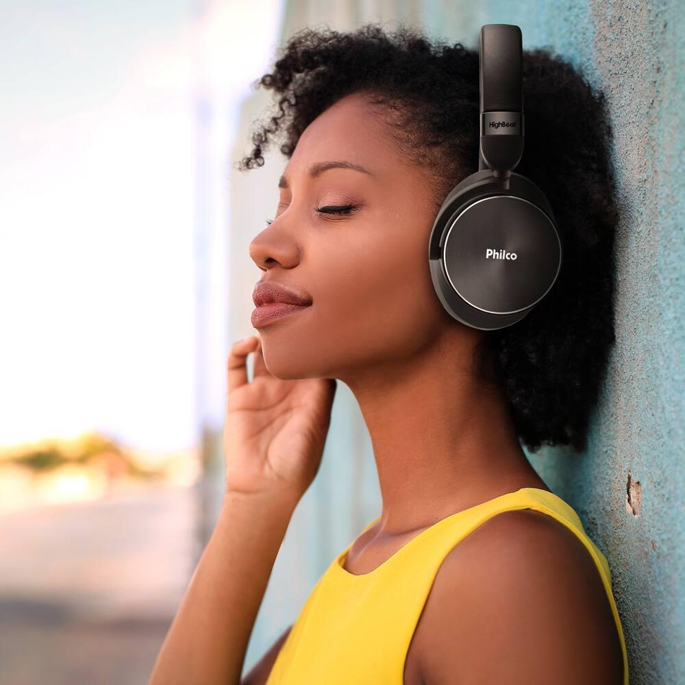 Fone de Ouvido Philco Bluetooth Noise-Cancelling 30H PFO04BTP – Preto - 6