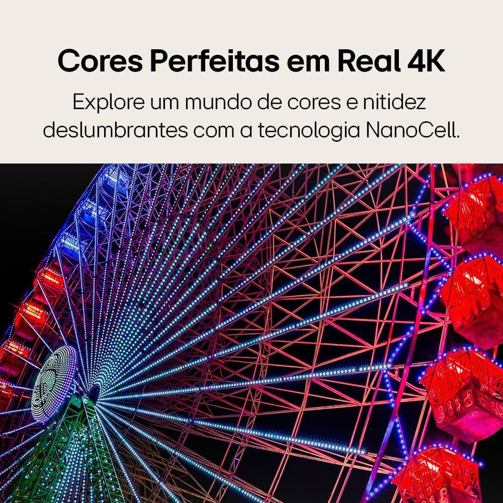 Smart TV 4K 65" LG NanoCell 65NANO80T com Processador a5 Ger7 AI, Hub de Esportes, Alexa/Chromecast integrado, webOS 24 e Controle Smart Magic - 5