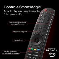 Smart TV 4K 75" LG NanoCell 75NANO80T com Processador a5 Ger7 AI, Hub de Esportes, Alexa/Chromecast integrado, webOS 24 e Controle Smart Magic - 7