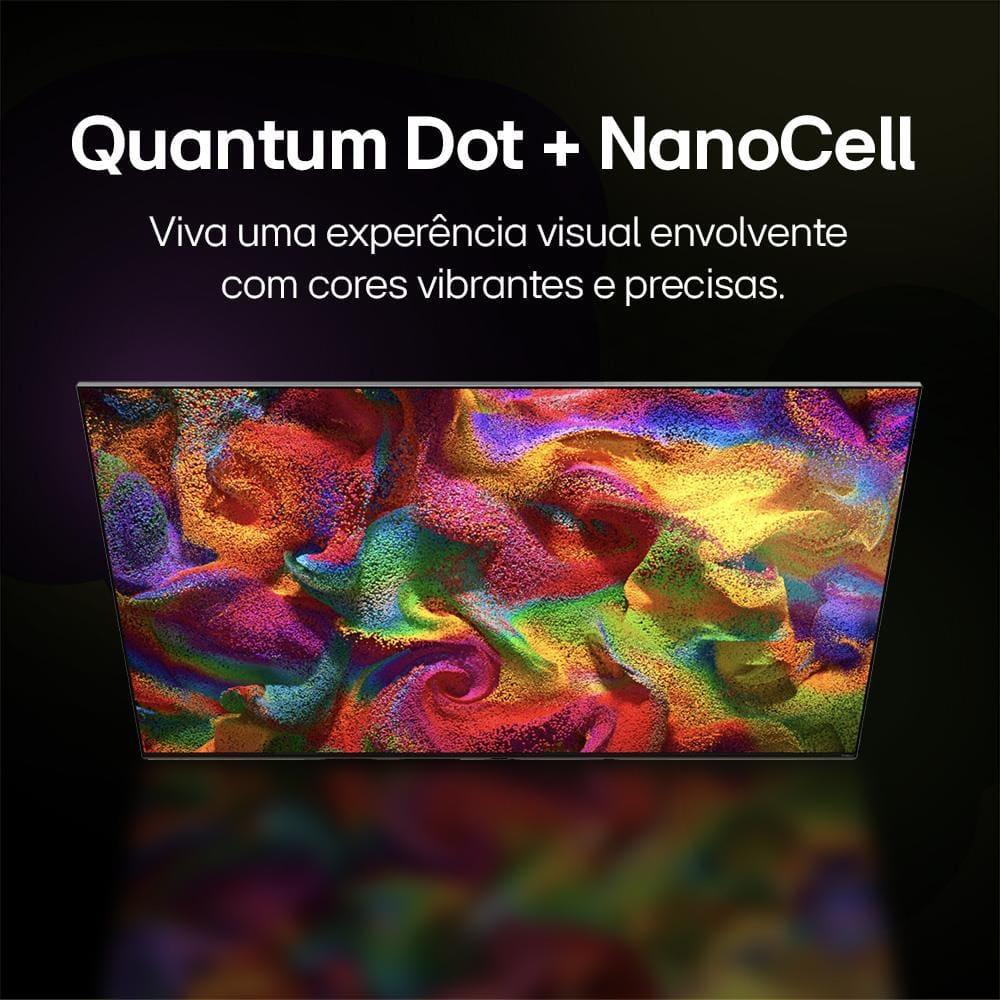 Smart TV 4K 75" LG QNED 75QNED85T com Processador a8 AI, Painel 120Hz, Quantum Dot Nanocell, Design Super Slim, FreeSync e webOS 24 - 5