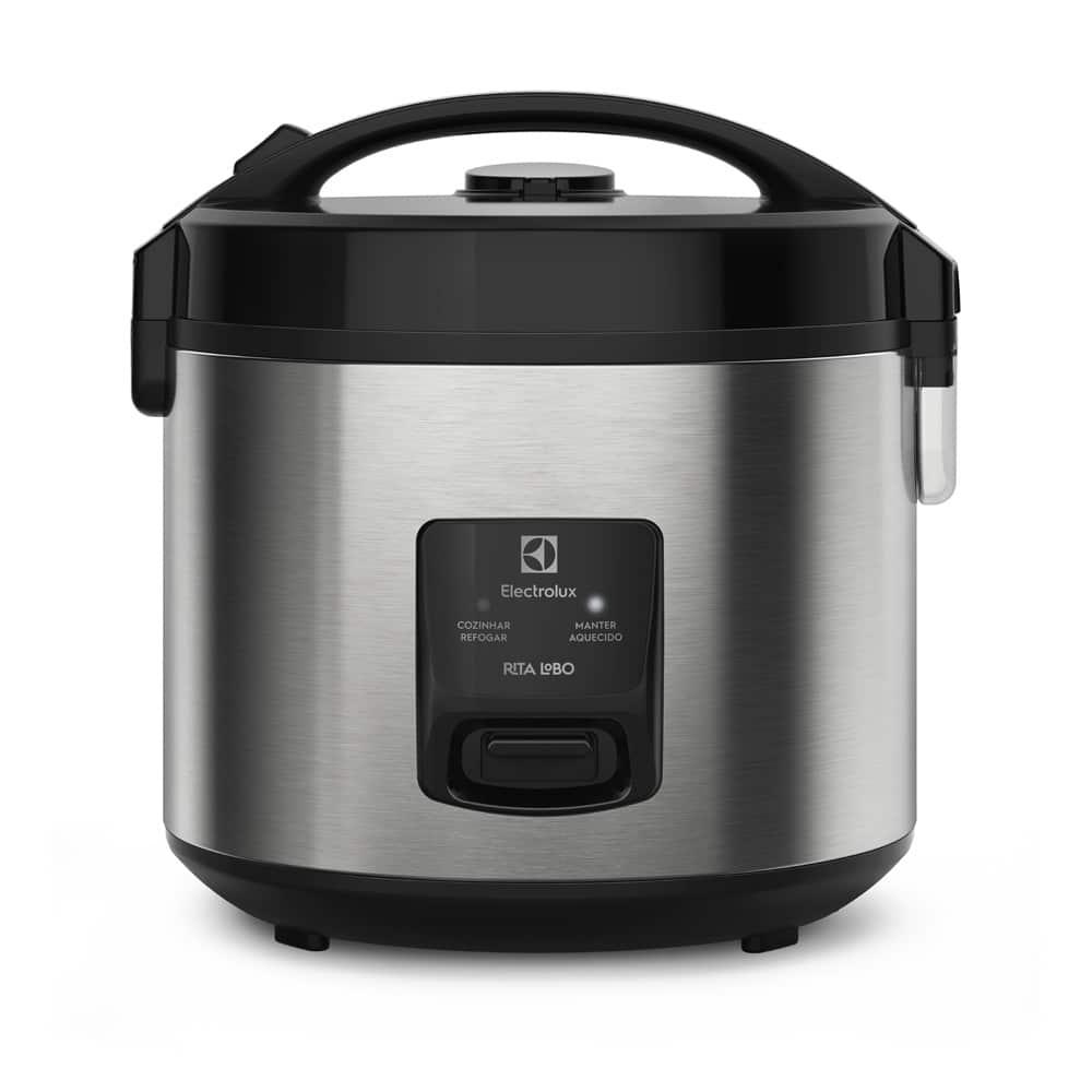 Panela Elétrica de Arroz Electrolux Efficient ERC20 por Rita Lobo com Trava de Segurança 3,5L – Inox e Preta - 1