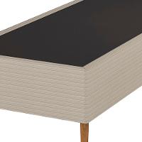 Base Box Queen Size Umaflex Milão Bipartida com Revestimento em Malha 26x78x198cm – Bege - 2
