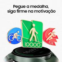 Smartwatch Samsung Galaxy Watch7 BT 44mm Verde Tela Super AMOLED de 1.47", Bluetooth, Wi-Fi, GPS, NFC e Google Wear OS - 9