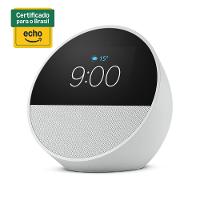 Echo Spot (2024) com Alexa, Despertador Inteligente com Som Vibrante - Branco - 5