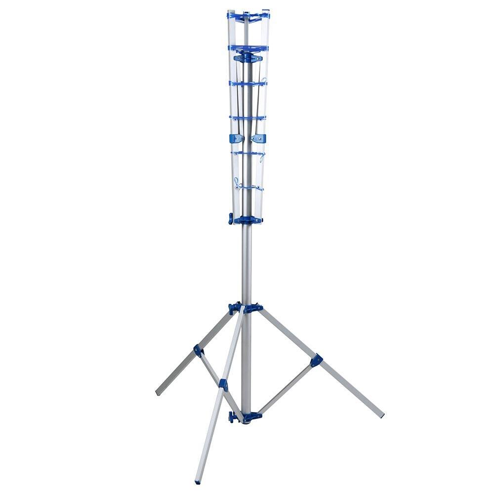 Varal de Chão Parabólico Mor 006052 em Alumínio - Prata/Azul - 3