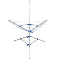 Varal de Chão Parabólico Mor 006052 em Alumínio - Prata/Azul - 5