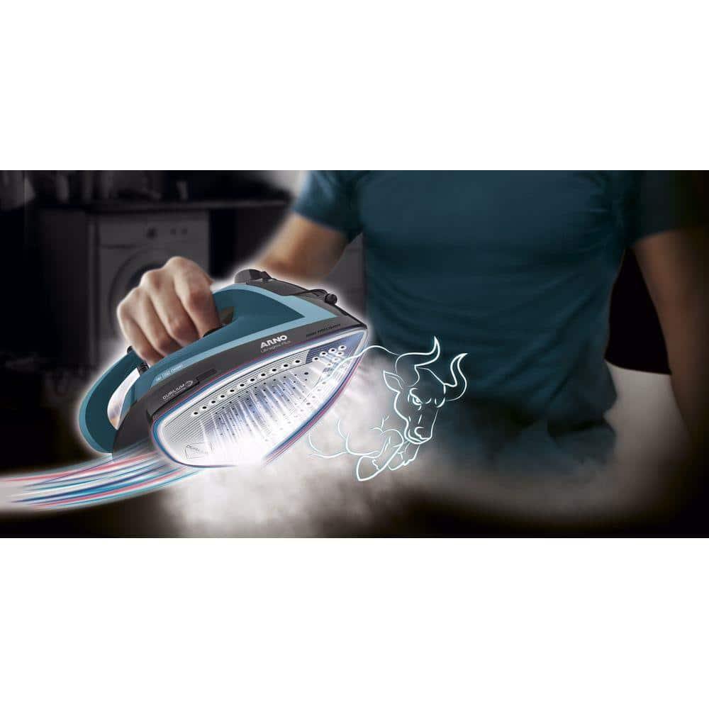 Ferro de Passar a Vapor Arno Ultragliss Plus com Spray e Base Durilium Airglide – Azul - 6