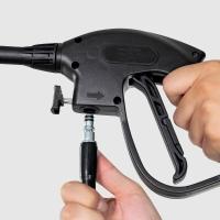 Lavadora de Alta Pressão Karcher Compacta 1500 PSI/Libras 1400W 300L/h com Aplicador de Detergente e Lança Regulável - 8