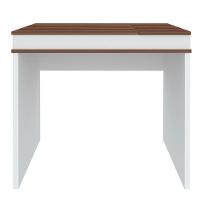 Escrivaninha Artany Mind com Tampo Duplo Basculante - Ipê/Branco - 5
