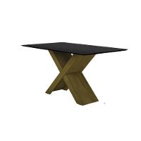 Mesa de Jantar Retangular Dobuê Creta Light 160x90cm com 6 Cadeiras Estofadas Revestidas em Tecido Veloplus - 3