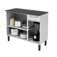 Balcão Itatiaia Rose com 3 Portas e 1 Gaveta - 105 cm de Largura - 2