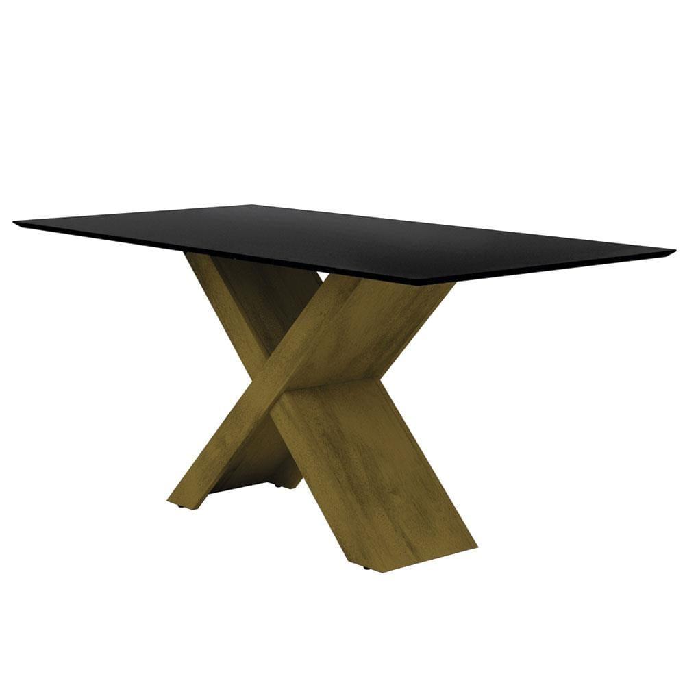 Mesa de Jantar Retangular Dobuê Creta Light 180x90cm com 6 Cadeiras Estofadas Revestidas em Tecido Veloplus - 3