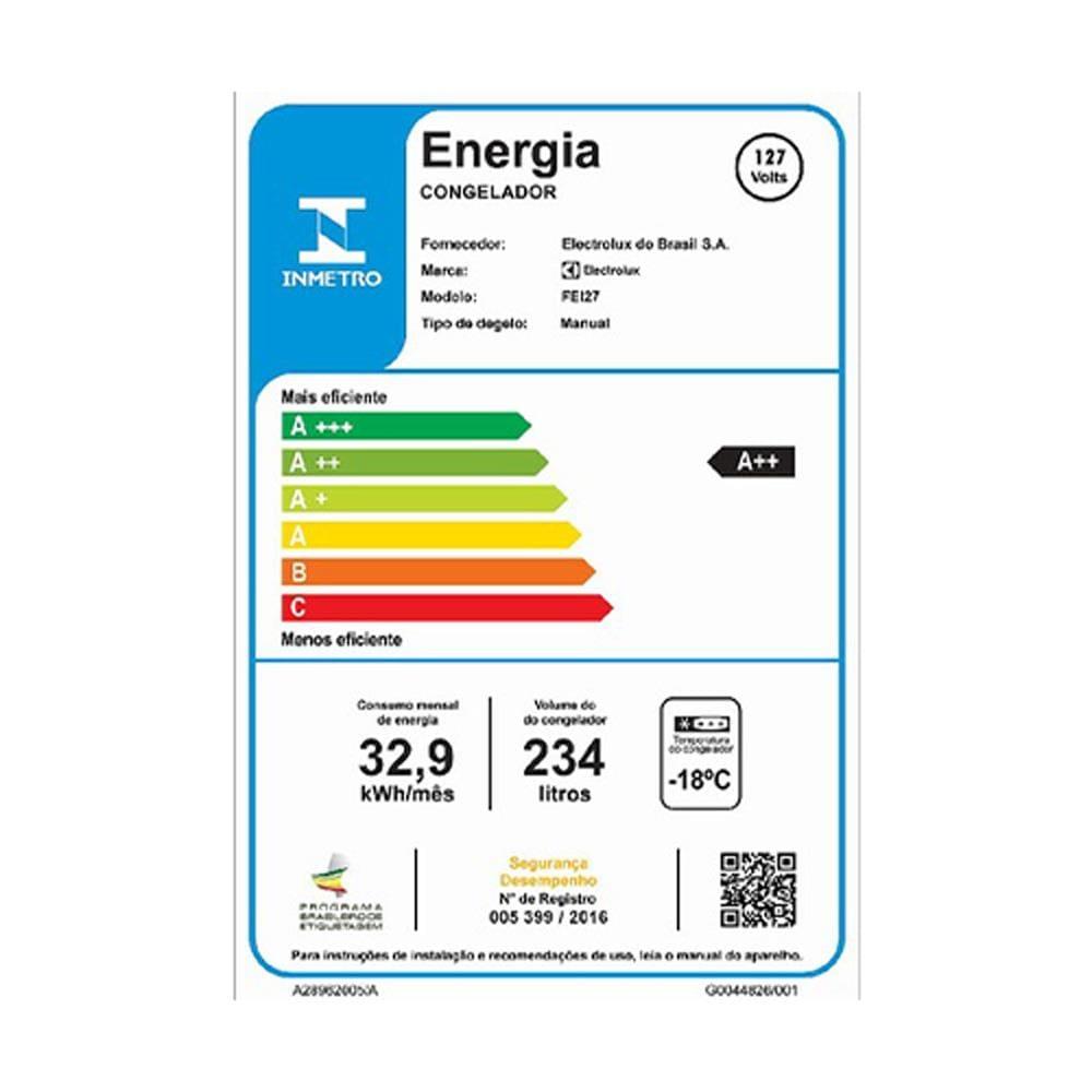 Freezer Vertical Electrolux FEI27 Cycle Defrost Inverter com Porta reversível, Pés Niveladores, 1 Porta – 234 Litros - 6