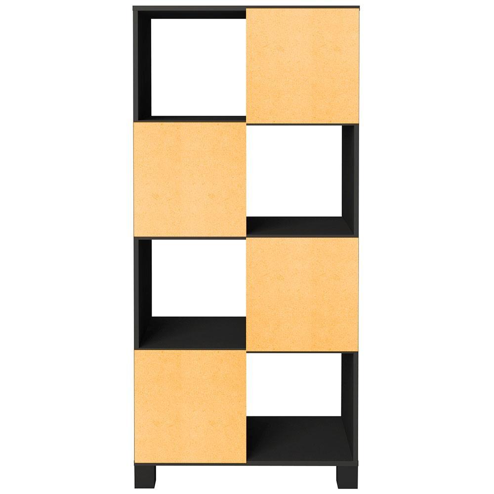 Armário Artany Wally com 4 Portas - Preto - 8