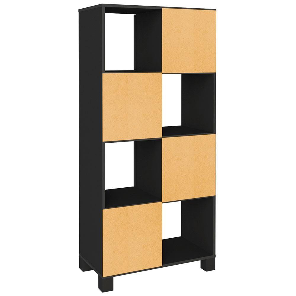 Armário Artany Wally com 4 Portas - Preto - 9