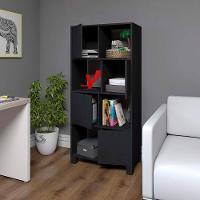 Armário Artany Wally com 4 Portas - Preto - 2