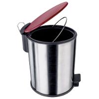 Lixeira Euro Home com Pedal LIX2287-VM em Inox e PP – 5 L