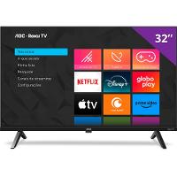 Smart TV 32" HD AOC 32S5045/78G com Roku TV, Comando de Voz, HDMI, USB Wi-Fi e Conversor Digital - 2