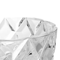 Centro de Mesa Lyor em Cristal com Pé Deli Diamond – 18x18cm - 9