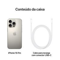 Apple iPhone 16 Pro 128GB 6,3" 48MP Titânio Natural - 9