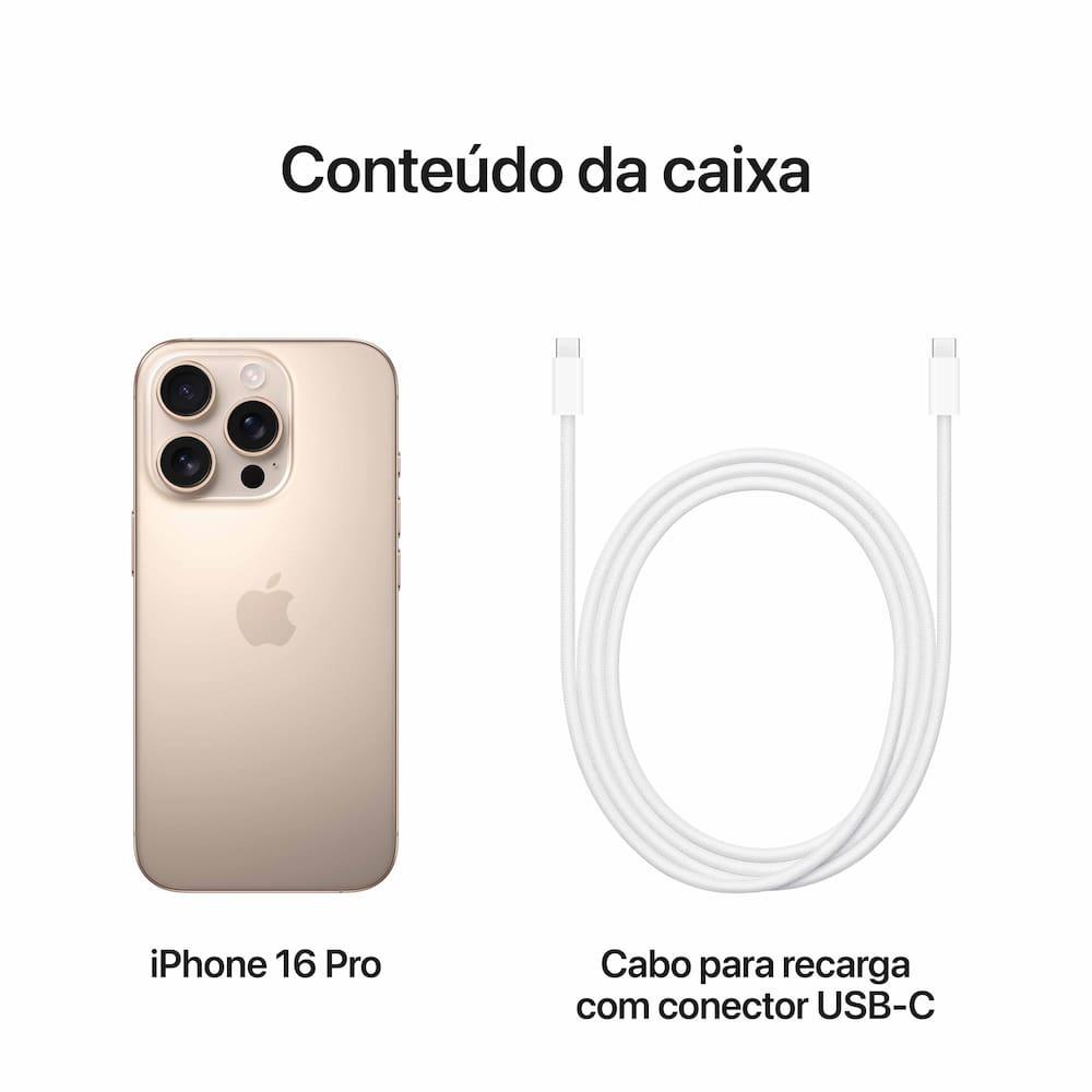 Apple iPhone 16 Pro 1TB 6,3" 48MP Titânio Deserto - 18