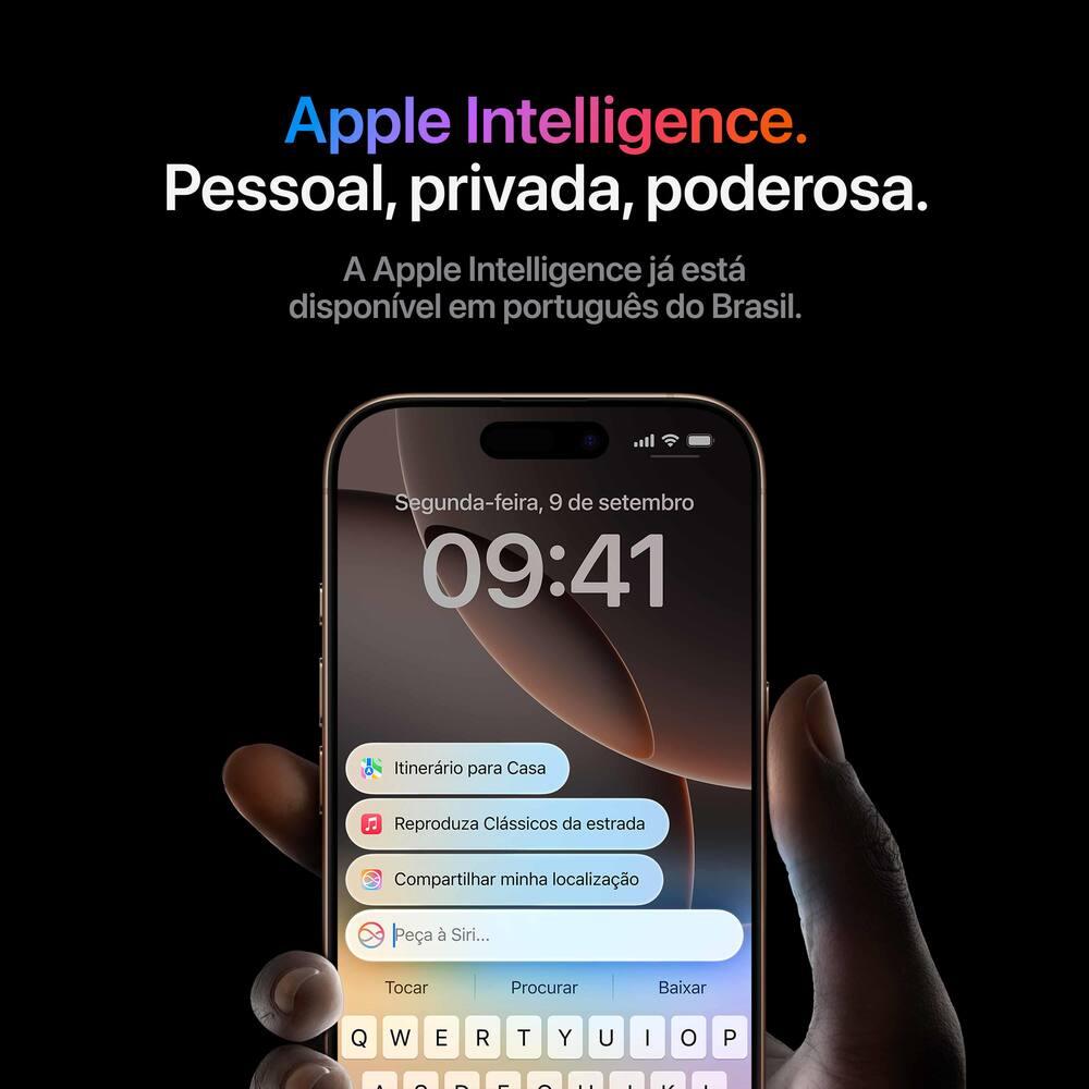 Apple iPhone 16 Pro 1TB 6,3" 48MP Titânio Natural - 16