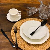 Faqueiro 24 Peças Lyor em Aço Inox Positano - Preto - 1