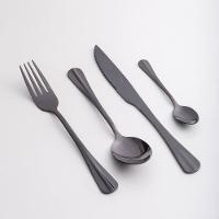 Faqueiro 24 Peças Lyor em Aço Inox Positano - Preto - 2