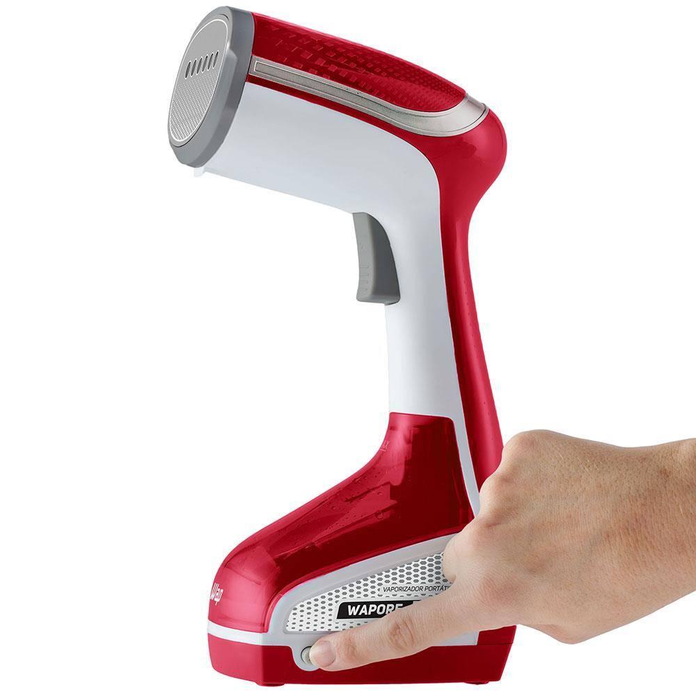Vaporizador Portátil WAP Wapore Fast 1250 para Desamassar e Higienizar Tecidos 1250W - Branco/Vermelho/Cinza - 8