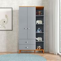 Guarda-Roupa Infantil Bartira Ternura com 5 Nichos, 2 Portas, 2 Gavetas - 106,8 cm de largura - 1