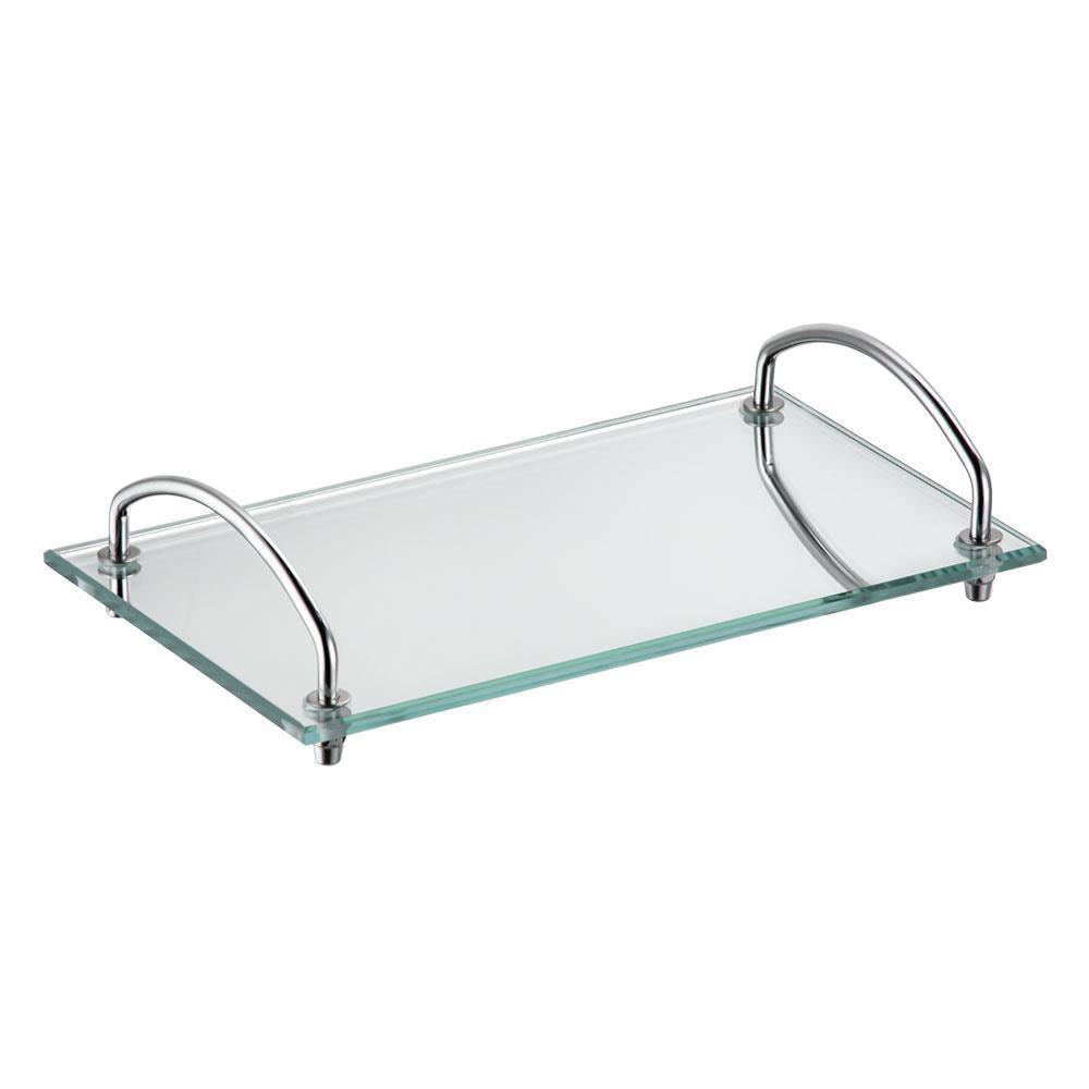 Bandeja Organizadora Forma Dry com Espelho - 15 x 25 cm - 1