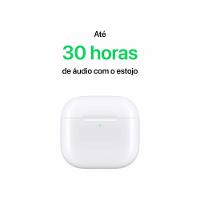 Apple AirPods 4 com Cancelamento Ativo de Ruído - Branco - 7