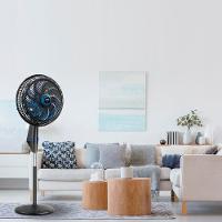 Ventilador de Coluna Arno Force Repel VE9R 40cm com 9 pás, 3 velocidades e 160W – Preto / Azul - 7