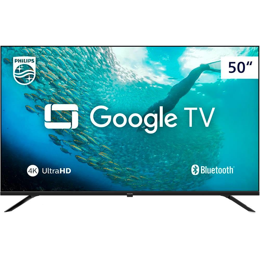 Smart TV LED 50" Ultra HD 4K Philips 50PUG7019 com Google TV, Comando de Voz, Wi-Fi, Entradas HDMI e USB - 1