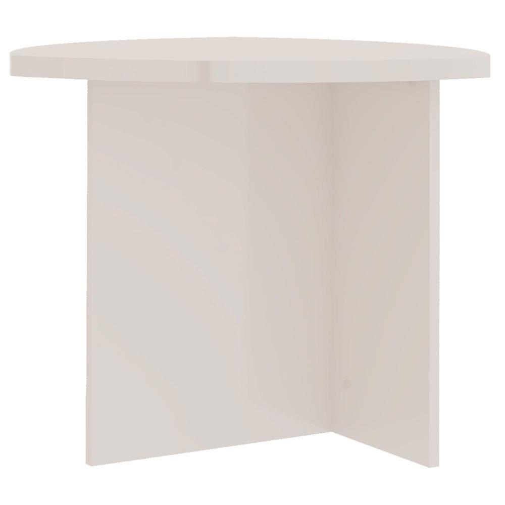 Mesa de Centro Artely Delta com Tampo de 60x58 cm - Off White - 6