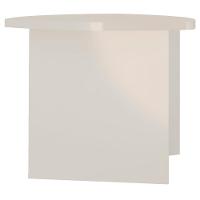 Mesa de Centro Artely Delta com Tampo de 60x58 cm - Off White - 5