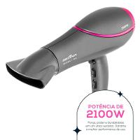 Secador de Cabelos Britânia BSC2200 2100W Cinza e Rosa - Bivolt - 8