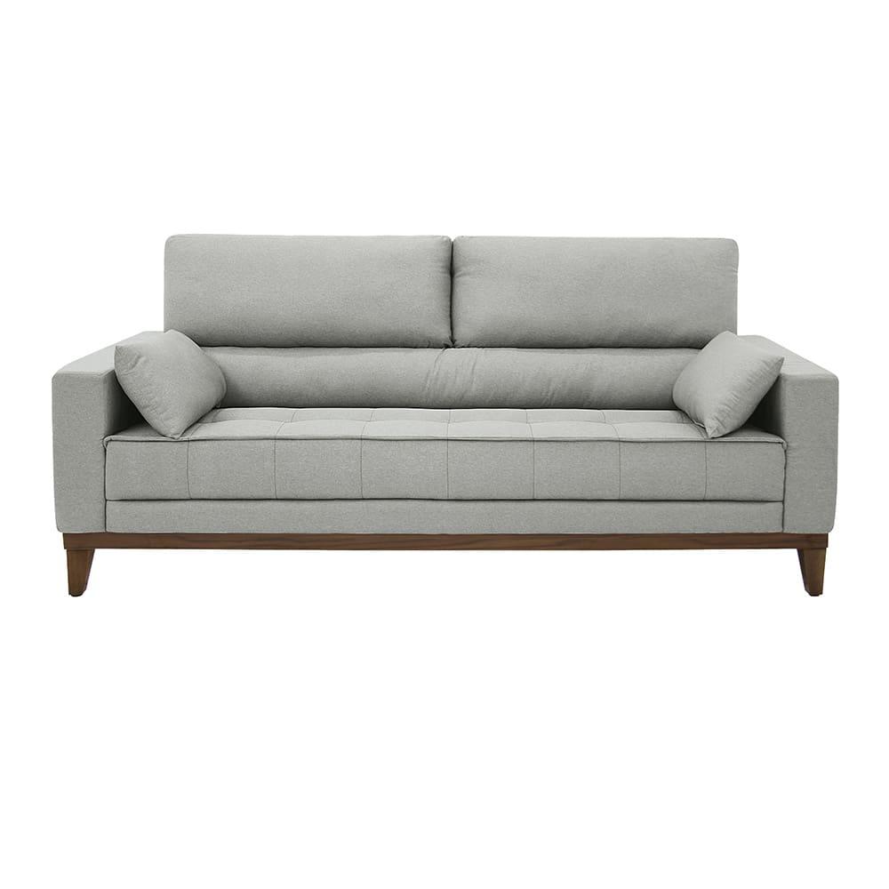 Sofá 4 Lugares Linoforte Blazer com Revestimento em Linho e 2 Almofadas Decorativas 210 cm de Largura - 3