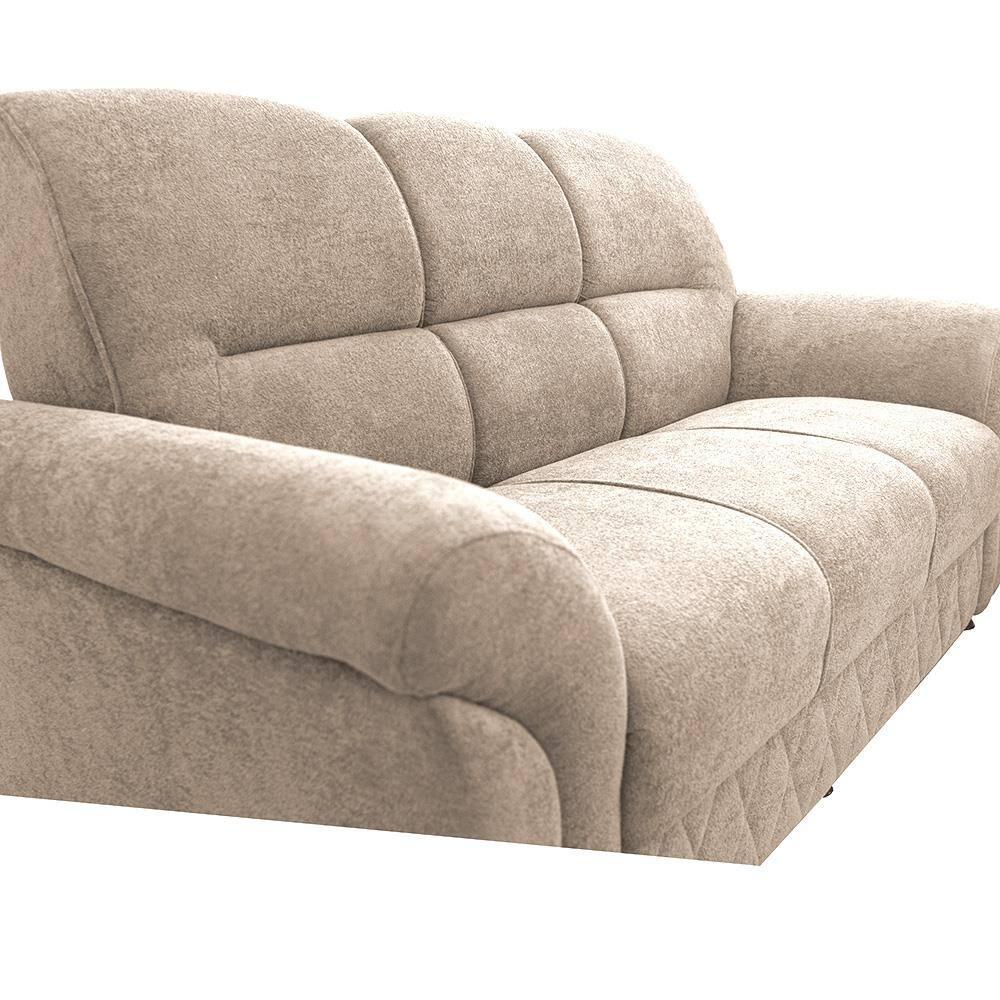 Sofá 3 Lugares Cama inBox Mourato com 187cm de Largura e Revestido em Bouclé - 4