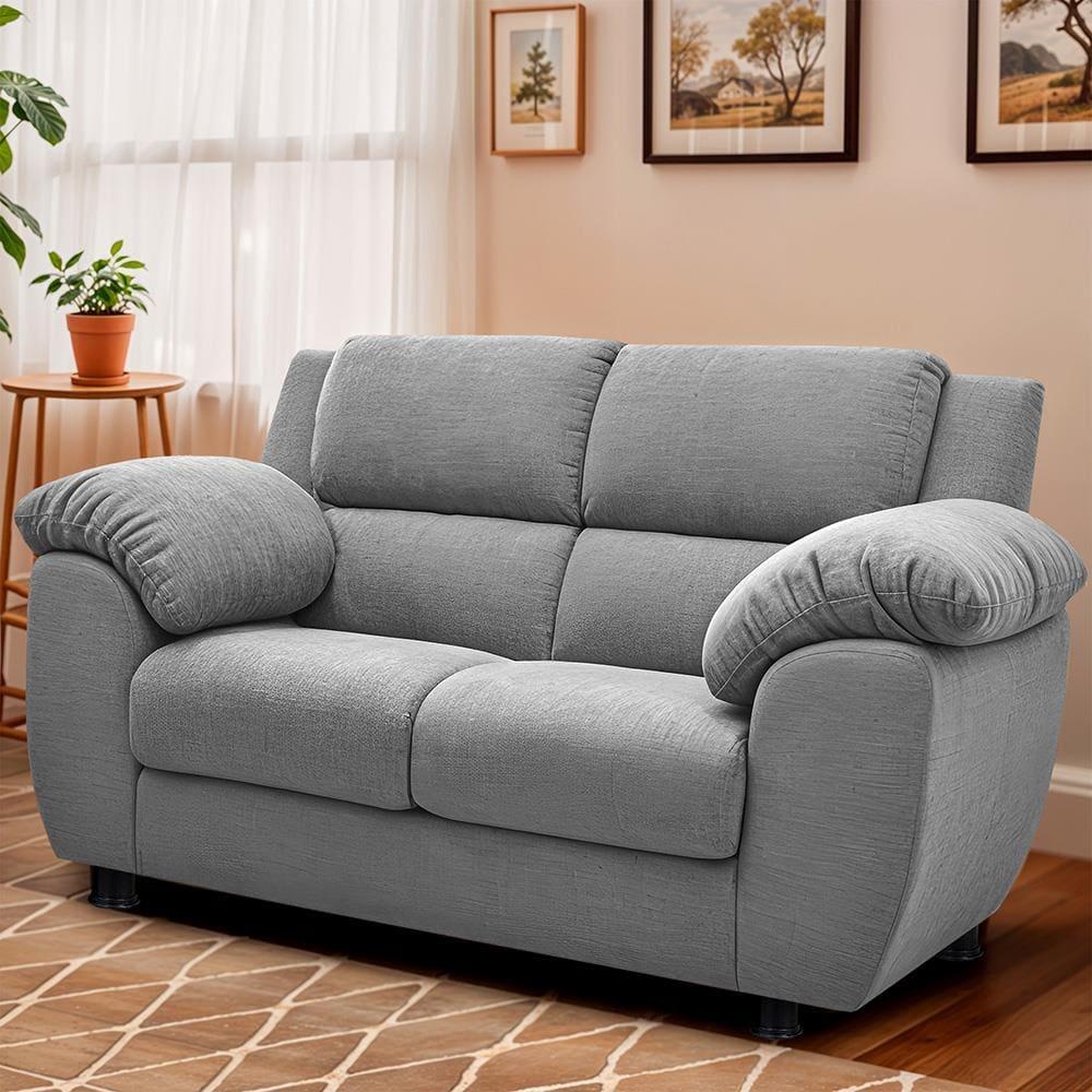 Sofá 2 Lugares Cama inBox Paris com 152cm de Largura e Revestido em Bouclé - 1