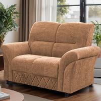 Sofá 2 Lugares Cama inBox Mourato com 140cm de Largura e Revestido em Bouclé - 1